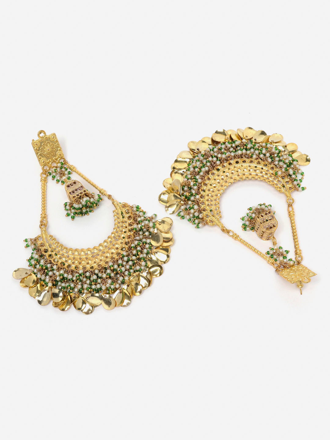 Faux Emerald Earring