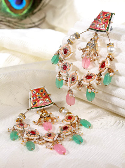 Meenakari Earring chandbala