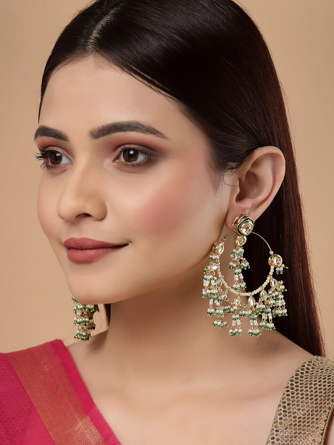 Kundan Chandbala Earring