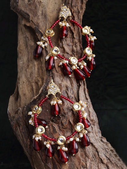 Kundan Chand Bali Earring