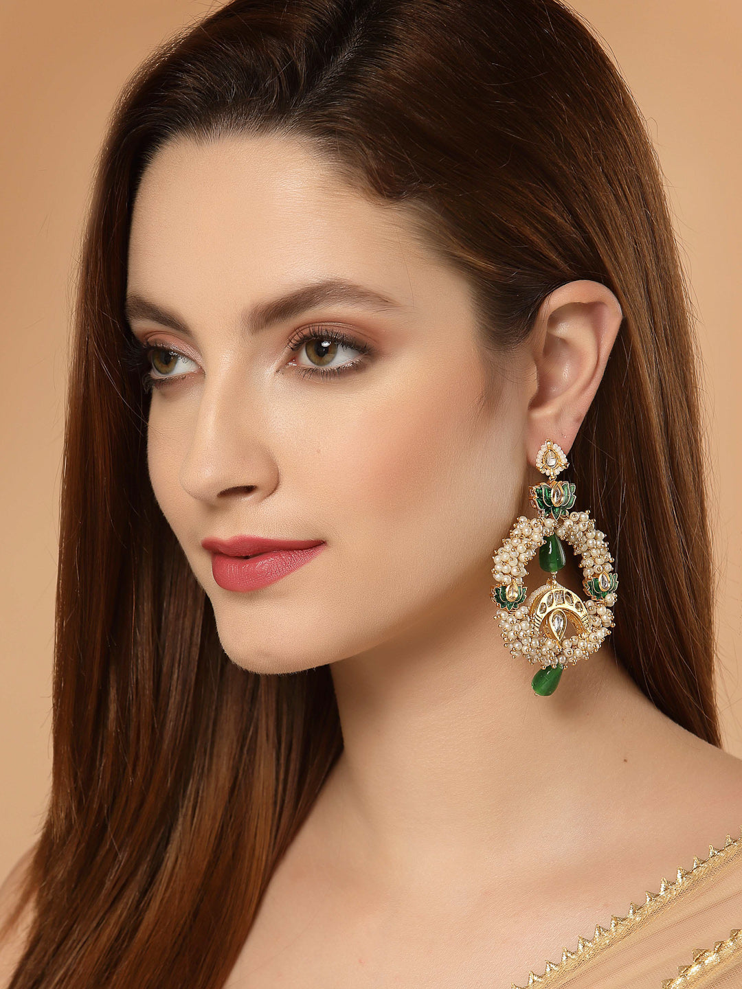 Kundan Chand Bali Earring