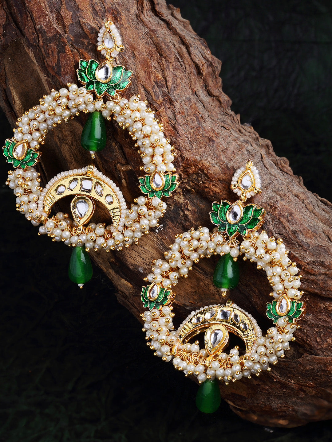 Kundan Chand Bali Earring