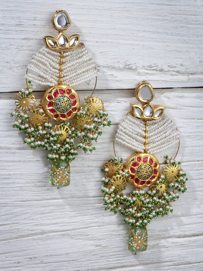 Kundan Chand Bali Earring
