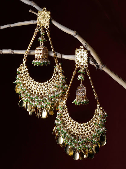 Faux Emerald Earring