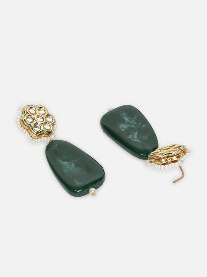 Kundan Earring with Raisin Stone
