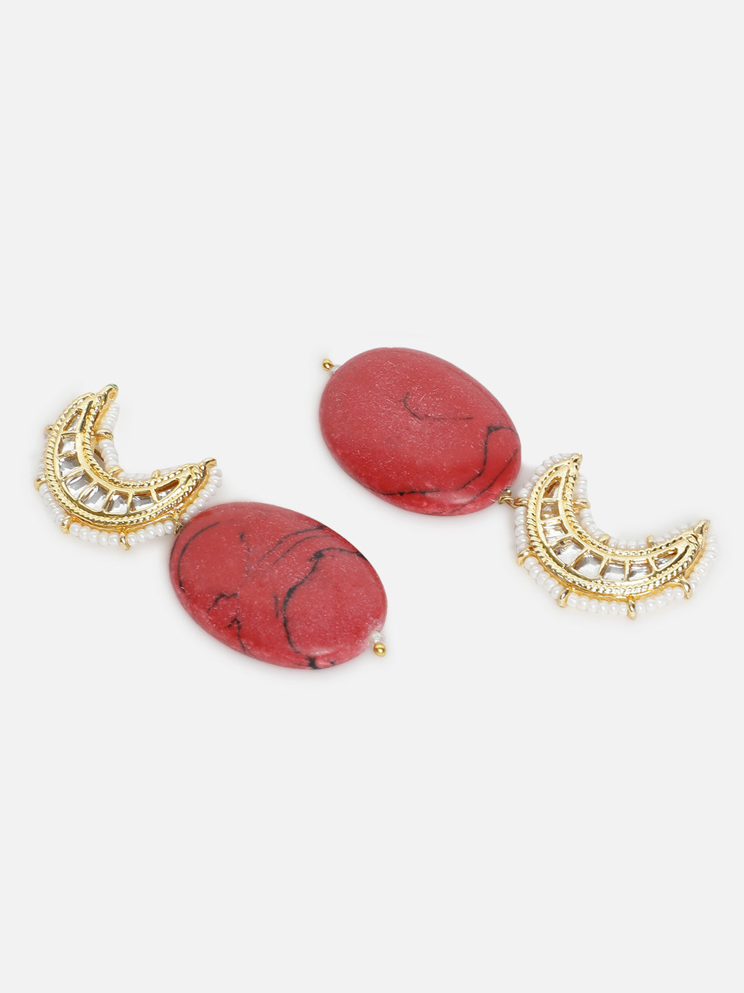 Kundan Earring With Natural Stone