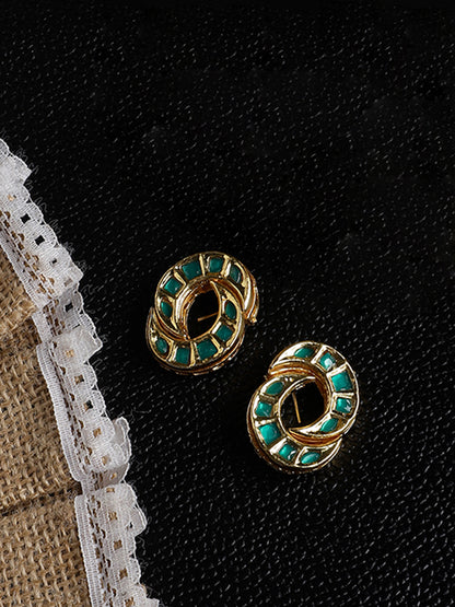 stud shaped Kundan Earring 
