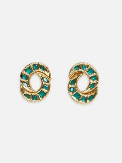 stud shaped Kundan Earring 