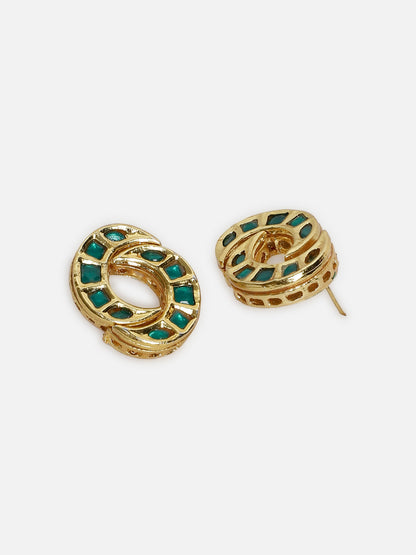stud shaped Kundan Earring 