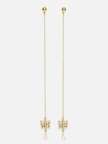 Kundan Earring with Kanchain