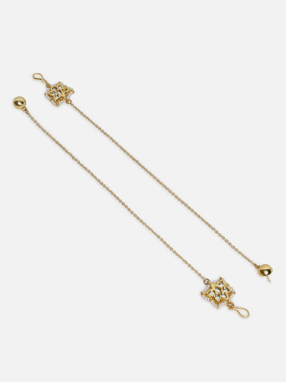 Kundan Earring with Kanchain