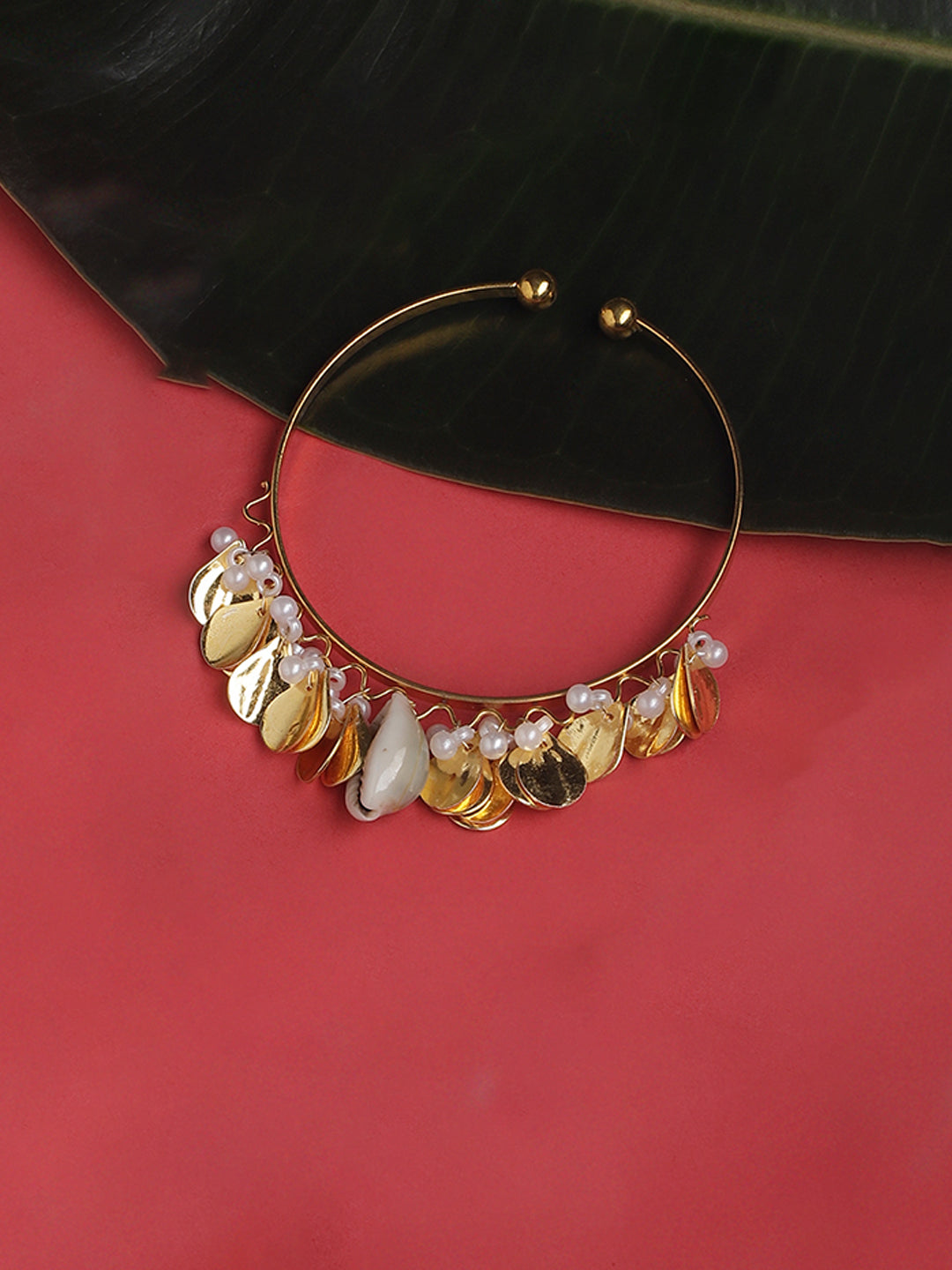 Grey and Gold Shell pearls Bracelets from Dugristyle Ruhaniyat By Dugran