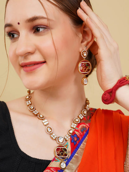 Handmade Thread Bracelet with Multi Color Kundan work