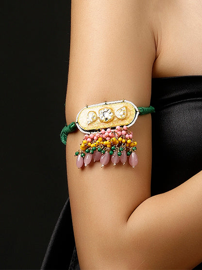 Meenakari Bajuband with adjustable Dori