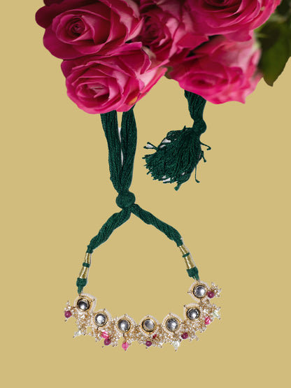 Kundan Bajuband with Adjustable Dori