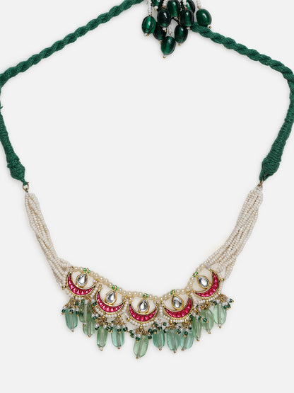 Kundan Bajuband with Designer Adjustable Dori
