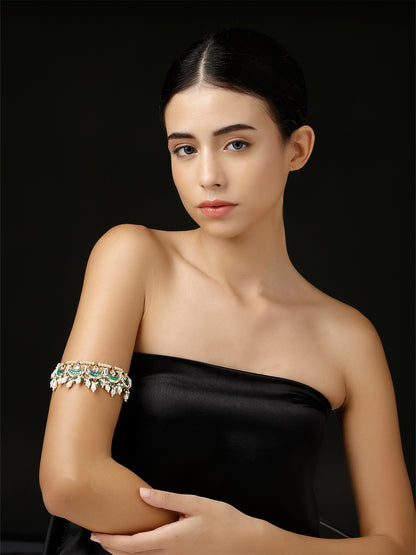 Kundan Bajuband with Designer Adjustable Dori