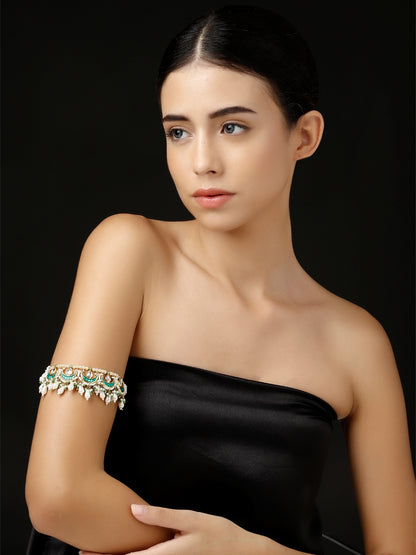 Kundan Bajuband with Designer Adjustable Dori