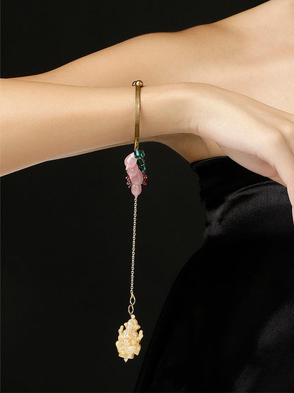 Gold and Cream Ganpathi Watch Charm from Dugristyle Ruhaniyat By Dugran