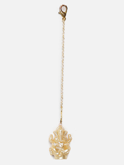Gold and Cream Ganpathi Watch Charm from Dugristyle Ruhaniyat By Dugran