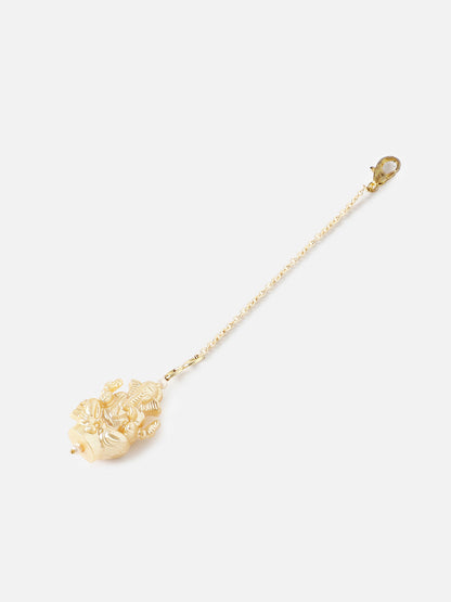 Gold and Cream Ganpathi Watch Charm from Dugristyle Ruhaniyat By Dugran
