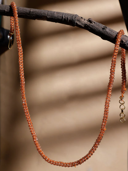 Brown and Gold Handmade beads  Necklace from Dugristyle Ruhaniyat By Dugran